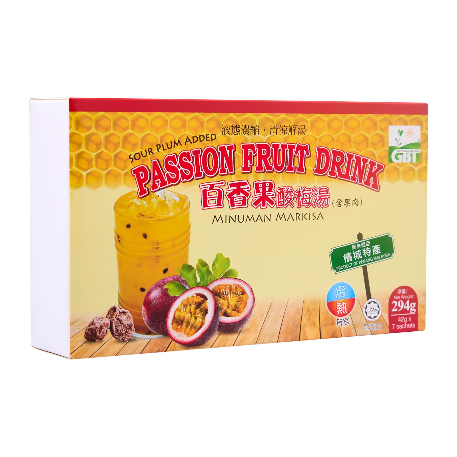 Passion Fruit Drink 百香果酸梅汤 42gx7 sachets